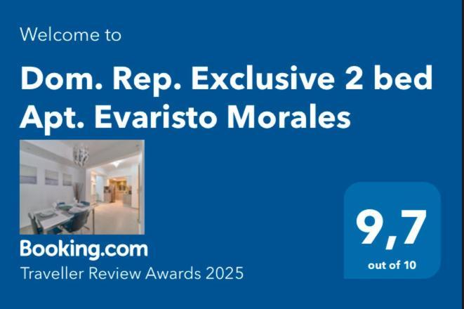 Dom. Rep. Exclusive 2 Bed Apt. Evaristo Morales Santo Domingo Exterior foto